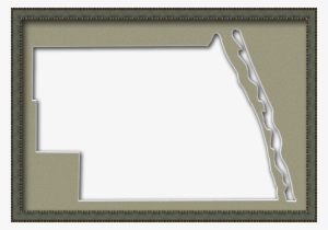 A Map Of Indian River With A Museum Style Picture Frame - Picture Frame
