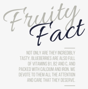 Fruity Fact-blueberry