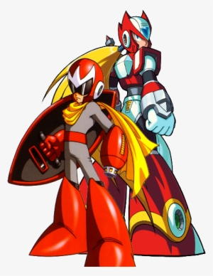 328kib, 480x640, Protoman And Zero - Mega Man Zero Png