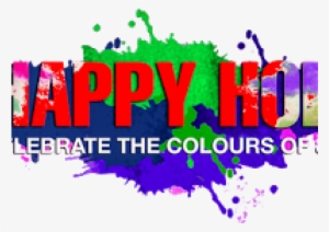 Happy Holi Text Png Transparent Images 17 1024 X 400 - Happy Holi 2018 Png