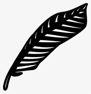 Turkey Feather Clipart Black And White Free 4 Png - Feather Clip Art Transparent