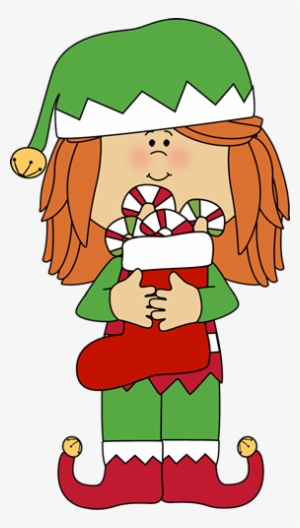 Christmas Elf Cliparts - Christmas Elves Clipart