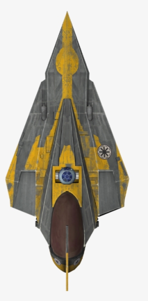 Jedistarfighter Detail - Star Wars Jedi Starfighter Top View
