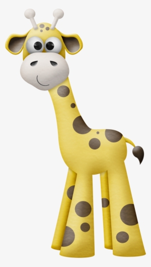 ○•‿✿⁀zoo Crazy‿✿⁀•○ - Yellow And Gray Baby Giraffe Clip Art