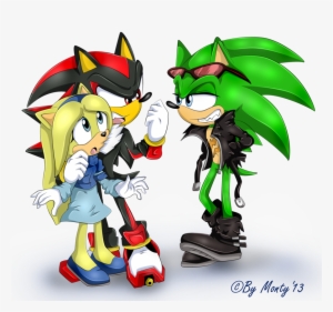 Shadow,maria And Scourge - Sonic Maria And Shadow