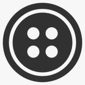 Free Png Black Sewing Button With 4 Hole Png Images - Button Icon
