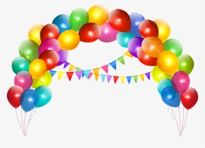 Balloon Arch With Decoration Clipart Gallery Tags - Balloon Png Transparent Background