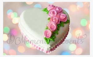 Heart Cake Png - Anniversary Cake In Heart Shape