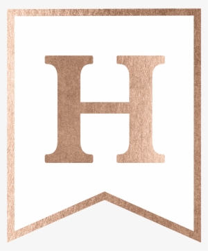 Rose Gold Banner Template Free Printable - Plywood
