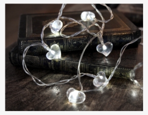 Light Chain Corazon - Clear Led String Lights Small Hearts 10-piece