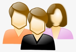 Flat, Icon, Group, Friends, Crowd - Group Clipart