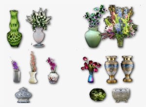 Flower Store Shelves Of Flowers Alpha Background 2015 - Vase