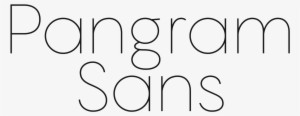 Pangram Sans Has Over 2800 Meticulously Crafted Glyphs - Line Art