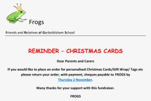 Frogs Christmas Cards Reminder - Chess Sticker