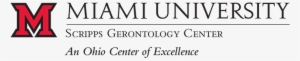 Beveled-m Aligned Left Of Miami University Wordmark - Miami University Oxford Logo