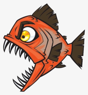 Piranha Clipart Attack - Dessin Piranha