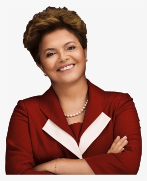 Dilma Rousseff Portrait Happy Png - Dilma Rousseff