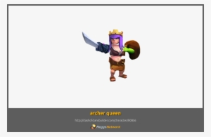Archer Queen Character - Clash Of Clans