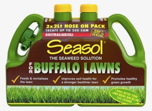 Seasol 2l Buffalo Lawn Fertiliser Twin Pack - Bunnings Sir Walter Fertilizer
