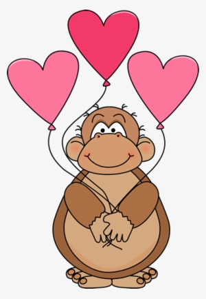 Hanuman Clipart - Valentine Animals Clip Art