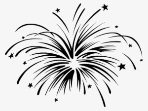 Clipart, Fireworks Clipart Black And White 19 Firework - Fireworks Clip Art Black And White