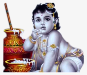 Radha Krishna Png Transparent Images 26 320 X 400 Carwad - Lord Krishna Eating Butter