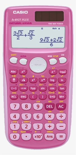 Calculator Png Transparent Images Free Download Clipart - Casio Fx 83gt Plus Pink