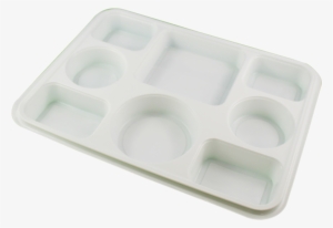 8 Compartment Plastic Dinner Plate - Plastic