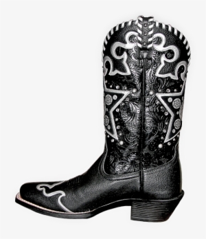 Long Boots Png Images With Transparent Backgrounds - Black Cowboy Boots Png