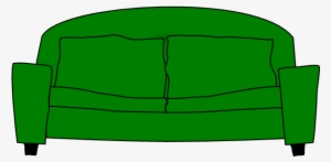 Sofa Png - Green Sofa Cartoon
