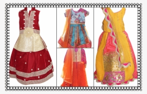 Traditional Indian Children's Clothing Indian Traditional - Ladies Boutique Dresses Png