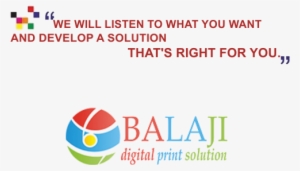 Balaji Digital Print Solution Is The Leading Importer - Balaji Digital Logo