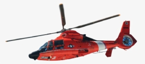 Red Helicopter Transparent Images - Coast Guard Helo Png