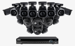 4k Ultra Hd Ip Nvr System With 16 Outdoor 4k 8mp Ip - Firearm