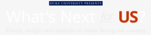 What's Next For Us - University
