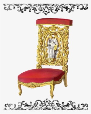 Chair, Vintage, Antique, Gold, Red, Velvet, Royal