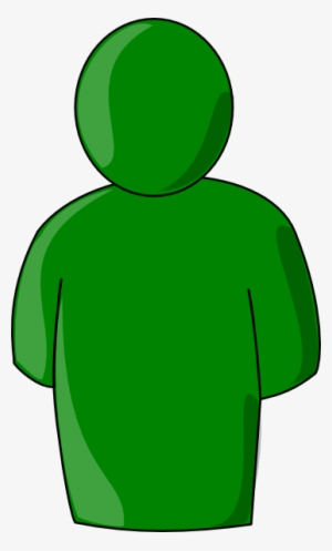 Single User Green Clip Art - Single User Clipart