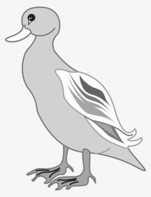 How To Set Use Gray Digital Art Duck Clipart - Gray Duck Clipart