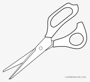 Royalty Free Download Scissor Page Of Clipartblack - Scissors Clipart Black And White