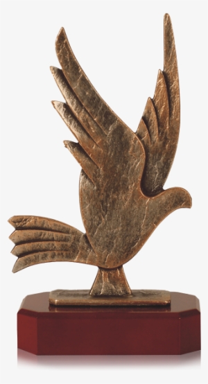 Zamak Figure Flying Pigeon 25,5cm - Asp Metall-resin Figur - (bel259) Taube