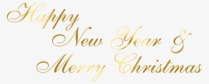 Happy New Year And Merry Christmas Png - Message Stamps Happy Birthday Elegant