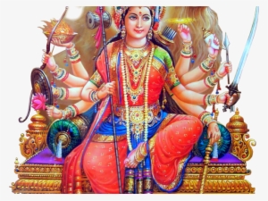 Goddess Durga Maa Png Transparent Images - Navratri 2017 Images Hd