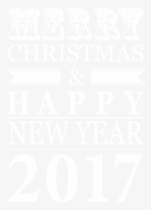 New Year Card 2018 White Background