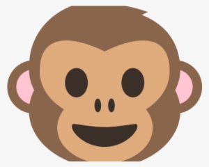Monkey Face Clipart - Monkey Emoji No Background