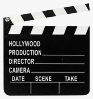 Hollywood Clapboard - Wood - Director Clapper Board