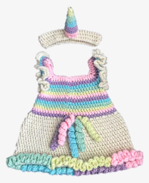 Unicorn Dress For Baby - Crochet Unicorn Dress