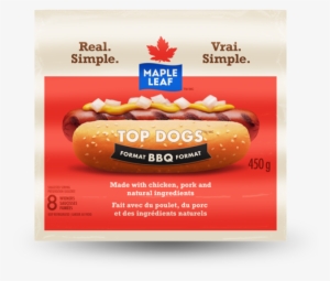 Maple Leaf Top Dogs Bbq Format - Maple Leaf All Beef Hot Dogs