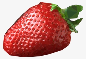 This Free Icons Png Design Of Polygonal Strawberry