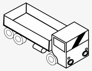Truck Clipart Black And White - Clipart Toy Truck Drawing