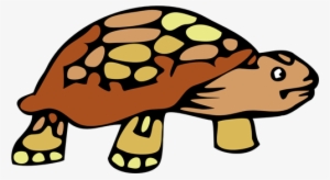tortoise clipart footprint - cartoon image of tortoise